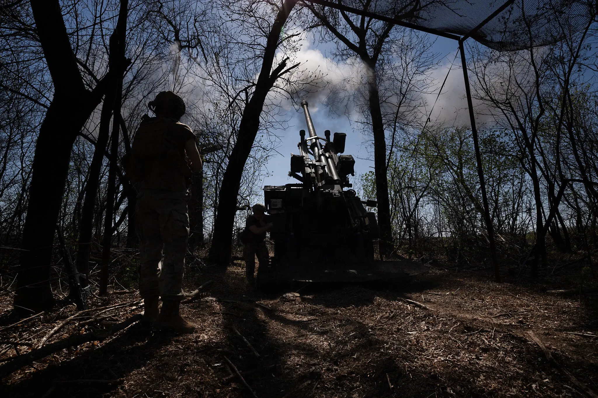 Обстріл російської цілі в п'ятницю в Донецькій області на сході України